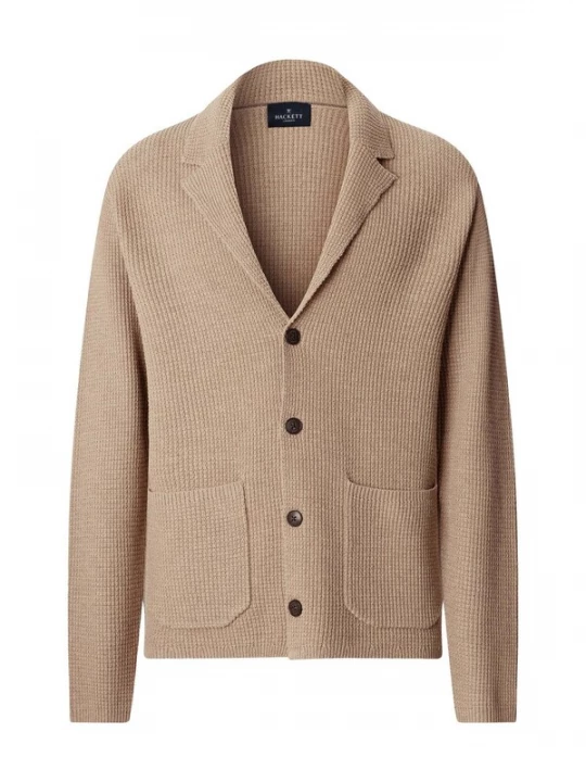 Foto van product Hackett London Gebreid vest beige