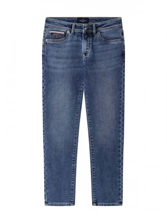 Foto van product Hackett London Jeans blauw denim
