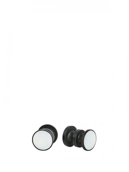Foto van product Hackett London Manchetknopen 'Bachelor Studs' zwart / wit
