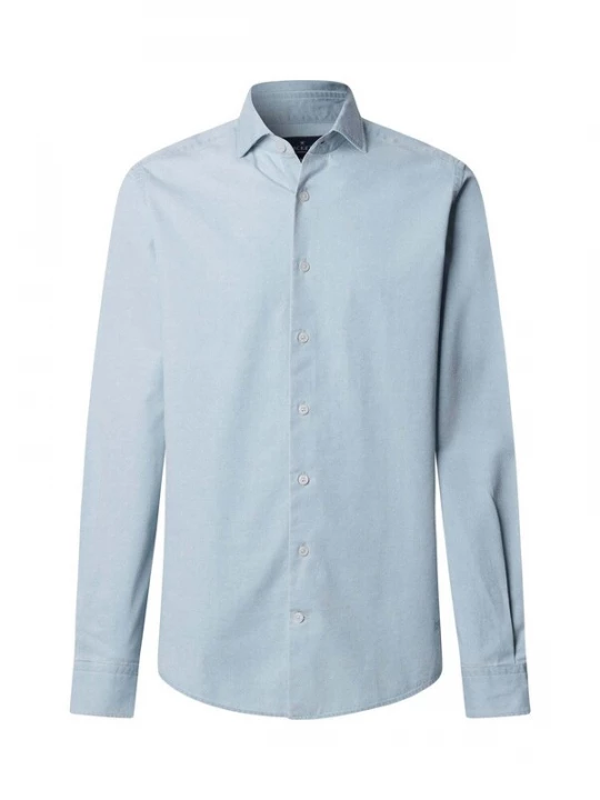 Foto van product Hackett London Overhemd blauw denim