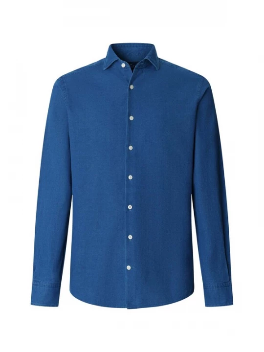 Foto van product Hackett London Overhemd blauw denim