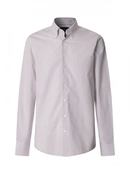 Foto van product Hackett London Overhemd blauw / lichtrood