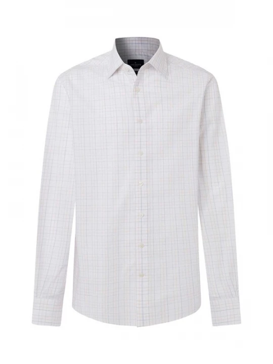 Foto van product Hackett London Overhemd 'Check' oranje / wit