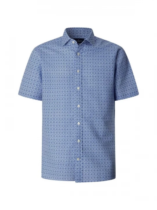 Foto van product Hackett London Overhemd 'Clay' blauw / wit