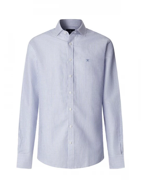 Foto van product Hackett London Overhemd 'Ess' lichtblauw / wit