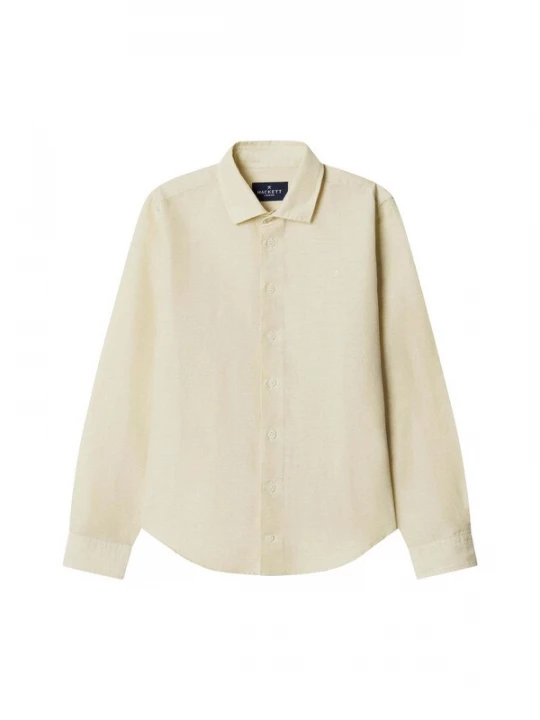 Foto van product Hackett London Overhemd 'Ess' pasteelgeel
