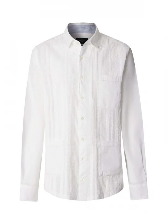 Foto van product Hackett London Overhemd 'Poplin Cruise' wit
