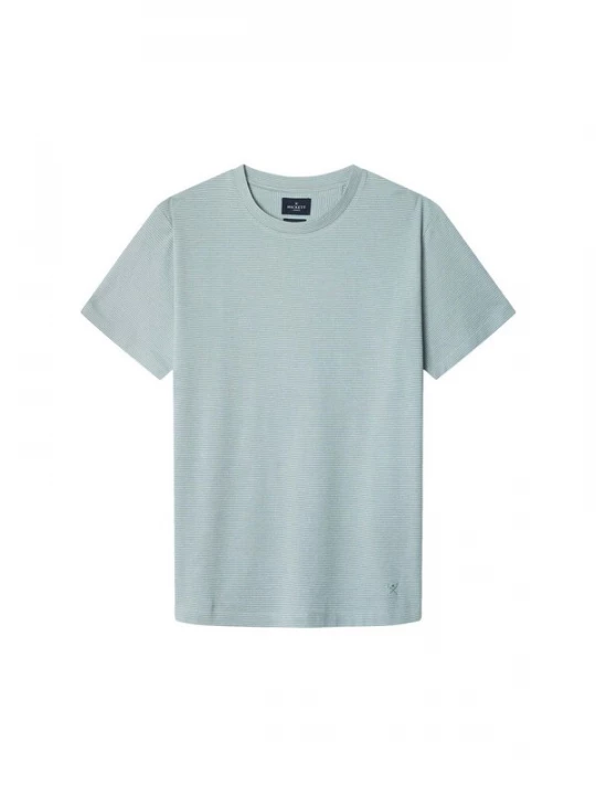 Foto van product Hackett London Shirt 'Birdseye' mintgroen / wit