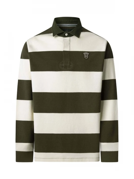 Foto van product Hackett London Shirt donkergroen / wit
