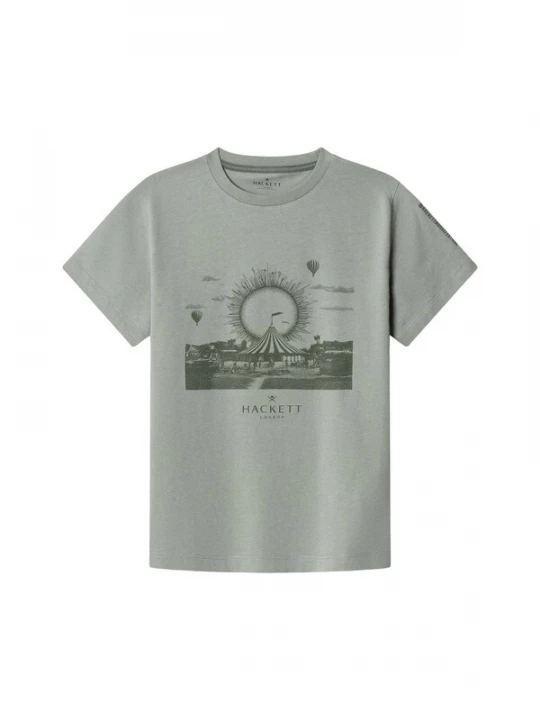 Foto van product Hackett London Shirt 'Festival Wheel' lichtgroen / donkergroen