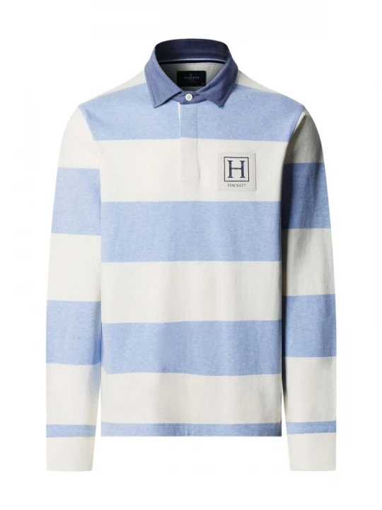 Foto van product Hackett London Shirt 'Heritage' lichtblauw / wit