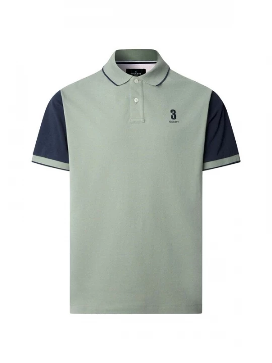 Foto van product Hackett London Shirt 'Heritage' marine / lichtgroen