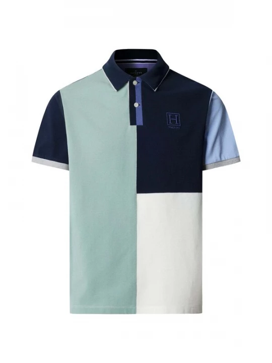 Foto van product Hackett London Shirt 'Heritage' navy / lichtgroen / wit