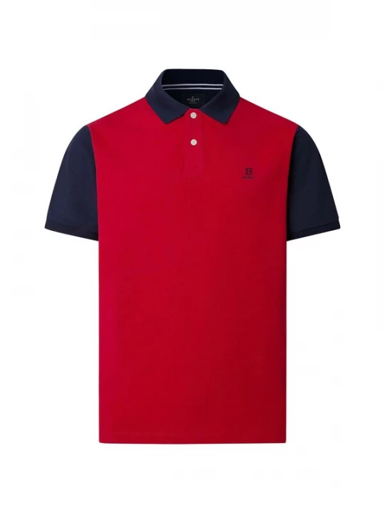 Foto van product Hackett London Shirt 'HERITAGE' navy / rood / wit