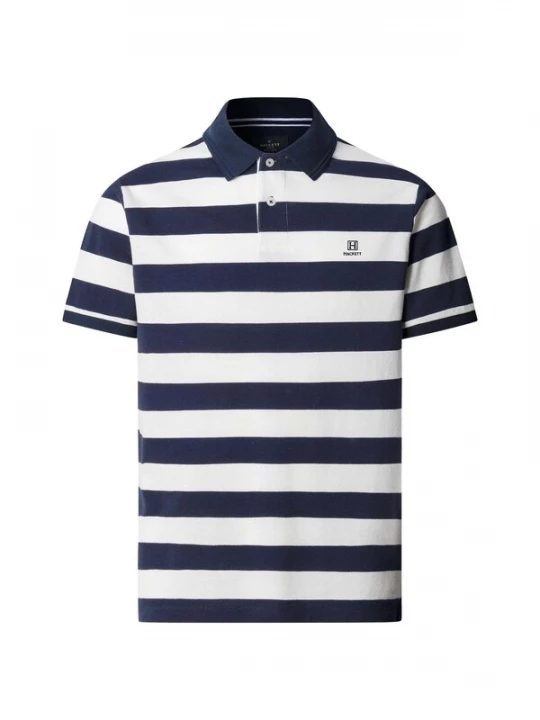 Foto van product Hackett London Shirt navy / wit