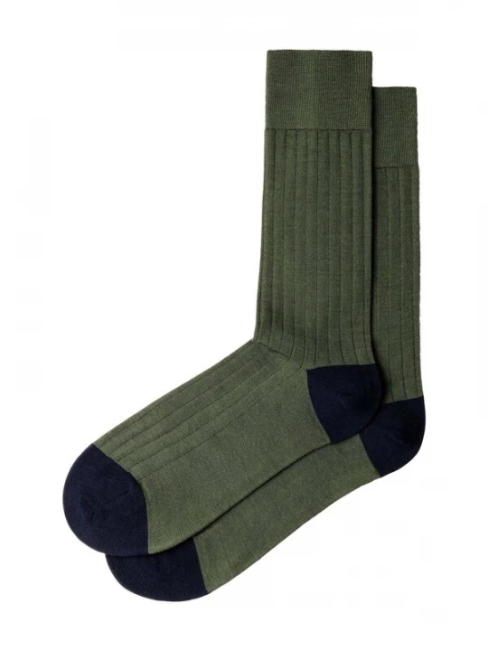 Foto van product Hackett London Sokken ' MERINO SOCKS ' groen / zwart