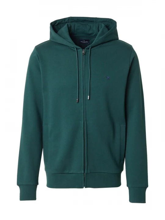 Foto van product Hackett London Sweatvest 'CLASSIC' donkergroen