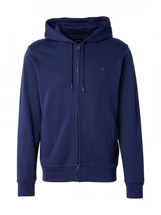 Foto van product Hackett London Sweatvest 'CLASSIC' navy / lichtgroen