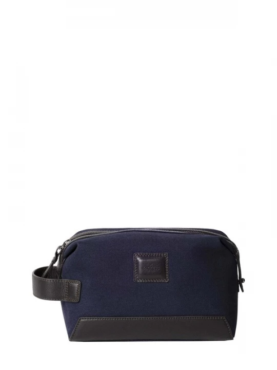 Foto van product Hackett London Toilettas 'Wells' navy / antraciet