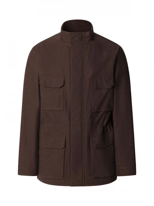 Foto van product Hackett London Tussenjas 'Bone Lux' donkerbruin