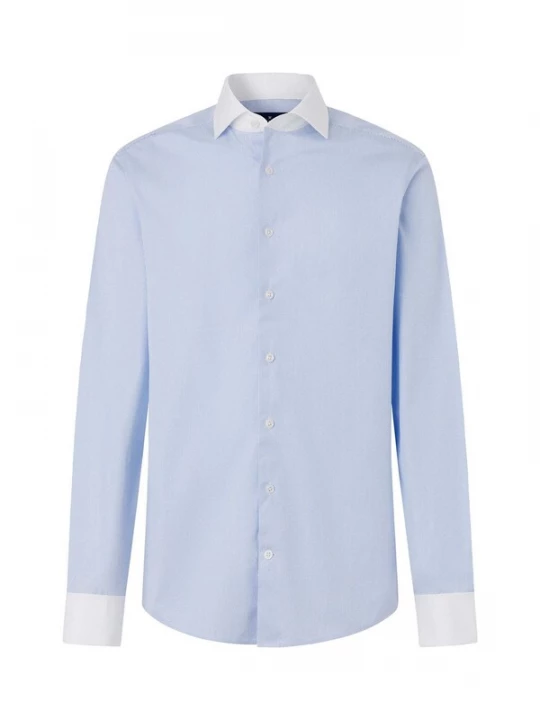 Foto van product Hackett London Zakelijk overhemd blauw