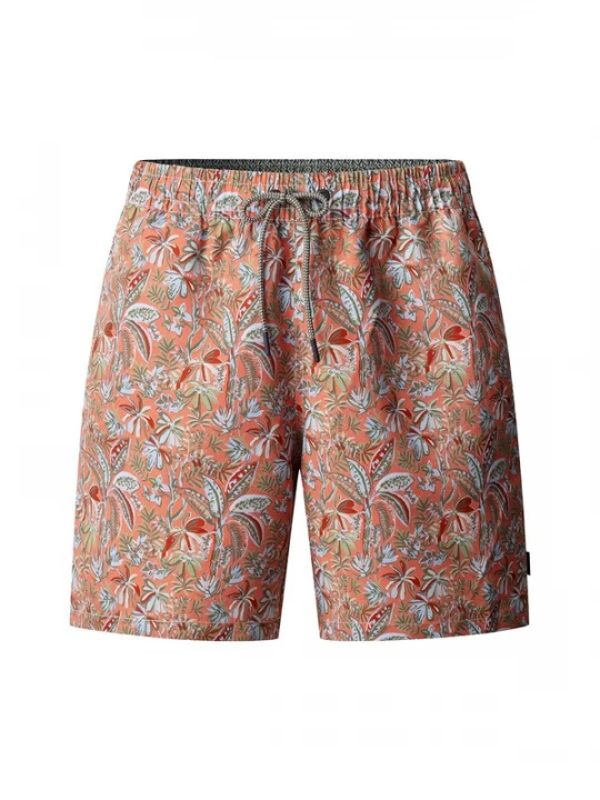 Foto van product Hackett London Zwemshorts 'Banyan' lichtblauw / groen / abrikoos / oranjerood