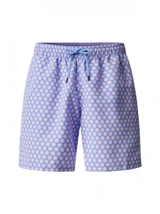 Foto van product Hackett London Zwemshorts 'Seashell' blauw / lila / wit