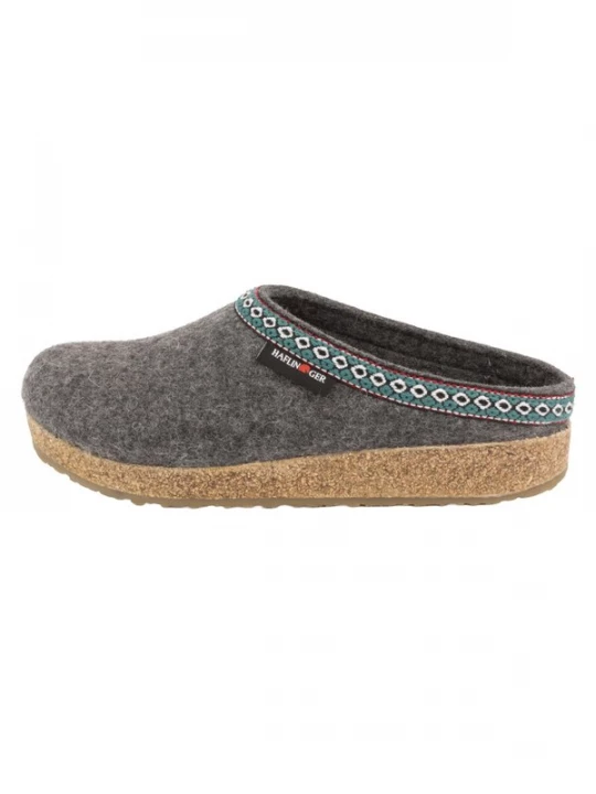 Foto van product HAFLINGER Clogs 'Franzl' donkergrijs