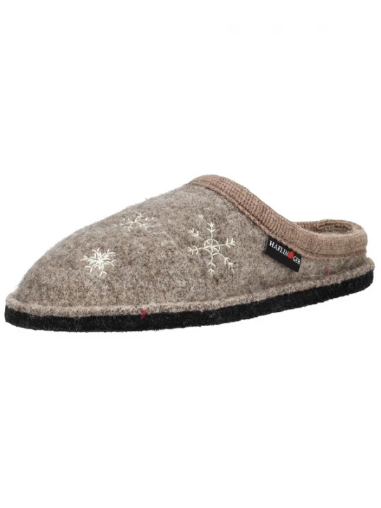 Foto van product HAFLINGER Huisschoen beige gemêleerd / rood / zwart / wit