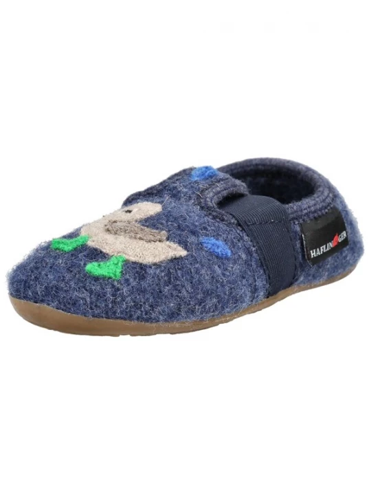 Foto van product HAFLINGER Huisschoenen blauw denim