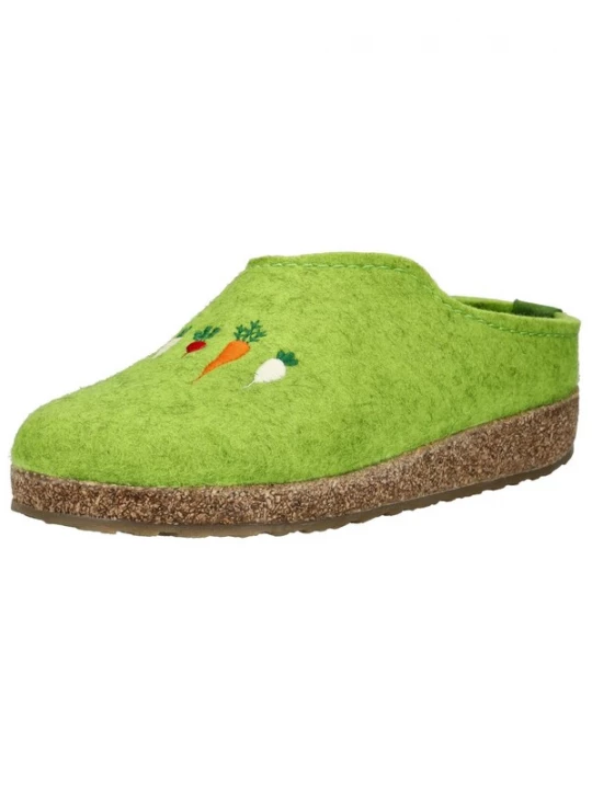 Foto van product HAFLINGER Huisschoenen groen / appel / rood / wit