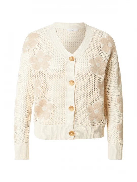 Foto van product Hailys Gebreid vest 'Mayla' crème / lichtbeige