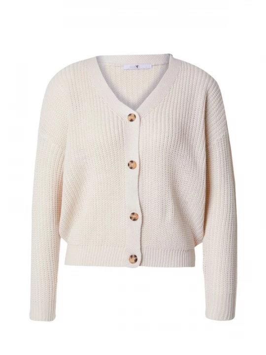 Foto van product Hailys Gebreid vest 'Pi44pa' ecru