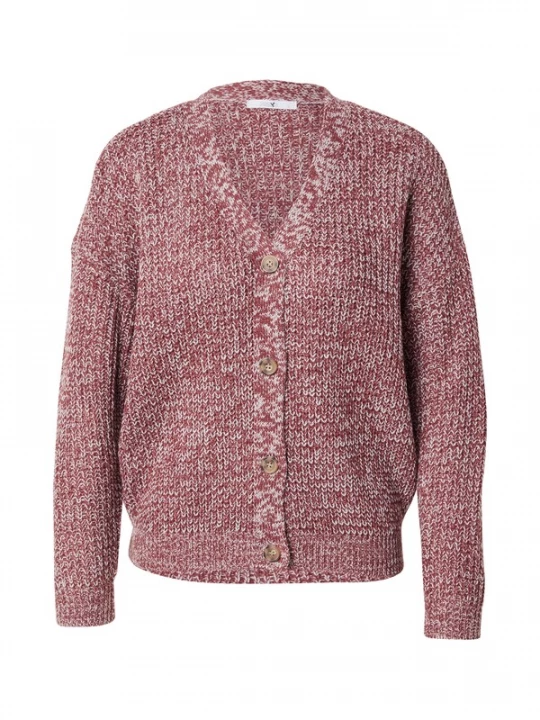 Foto van product Hailys Gebreid vest 'Pi44pa' rood / wit