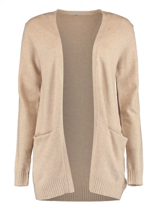 Foto van product Hailys Gebreid vest 'Stacy' sand