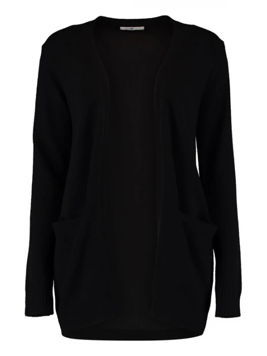 Foto van product Hailys Gebreid vest 'Stacy' zwart