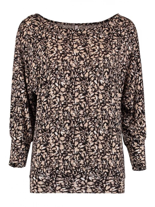 Foto van product Hailys Shirt 'Fi44lipa' nude / zwart / wit