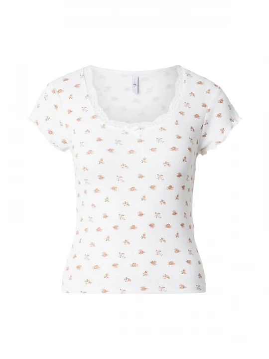 Foto van product Hailys Shirt groen / rosa / offwhite