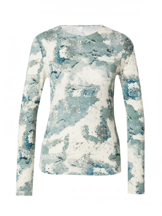 Foto van product Hailys Shirt 'Ka44lea' beige / mintgroen / lichtgroen
