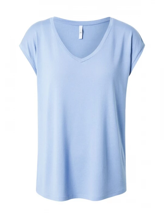 Foto van product Hailys Shirt 'Pi44per' duifblauw