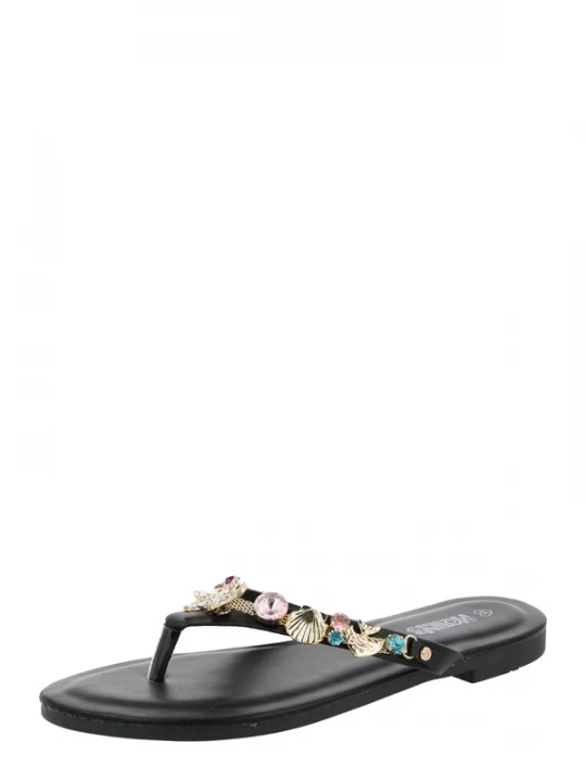 Foto van product Hailys Teenslipper 'Me44rmaid' goud / zwart