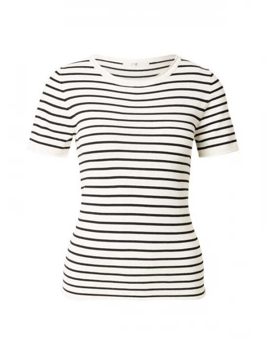 Foto van product Hailys Trui 'Le44va' zwart / offwhite