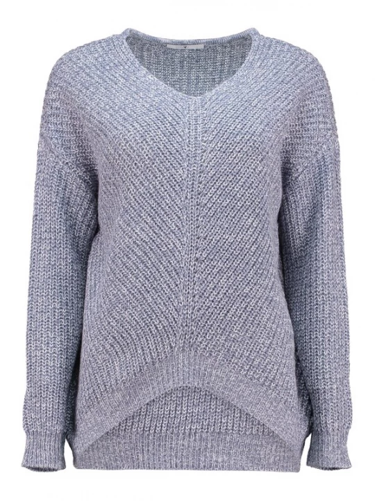 Foto van product Hailys Trui 'Pi44pa' smoky blue