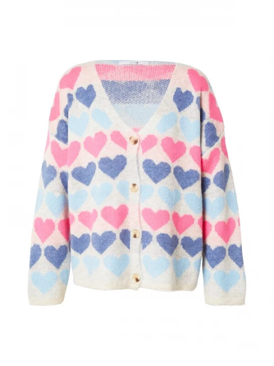 Foto van product Hailys Tussenjas blauw / hemelsblauw / pink / offwhite