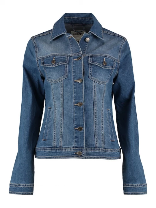 Foto van product Hailys Tussenjas 'Ma44cy' blauw denim