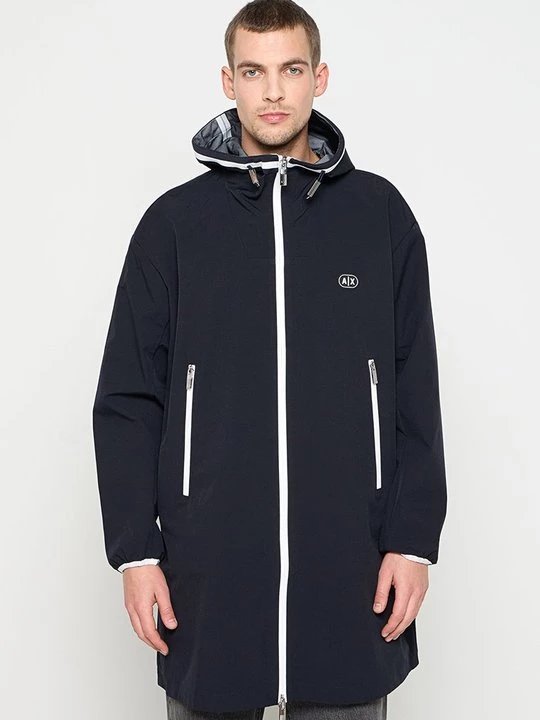 Foto van product Halflange jas Armani Exchange donkerblauw