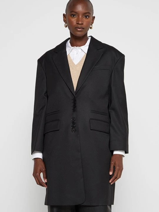 Foto van product Halflange jas By Malene Birger zwart