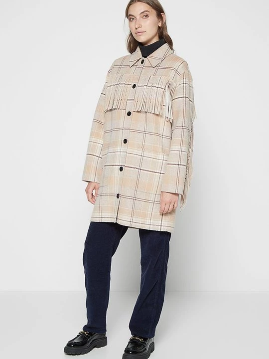 Foto van product Halflange jas CLAUDIE PIERLOT beżowy