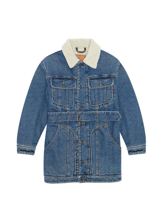 Foto van product Halflange jas Diesel blauw