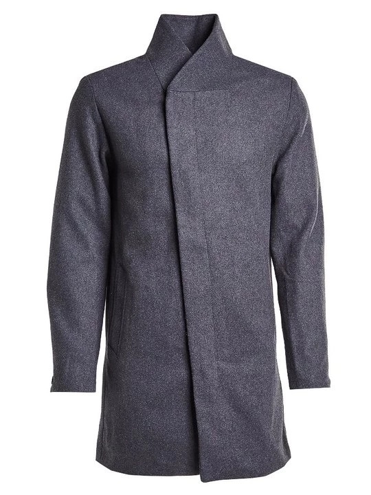 Foto van product Halflange jas Jack&Jones donkergrijs